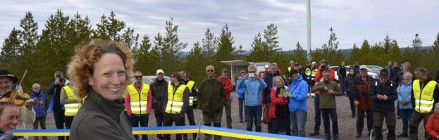 Invigning Mässingbergets vindkraftspark i Orsa